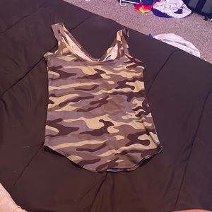 Camouflage Green Reversible Tank Top